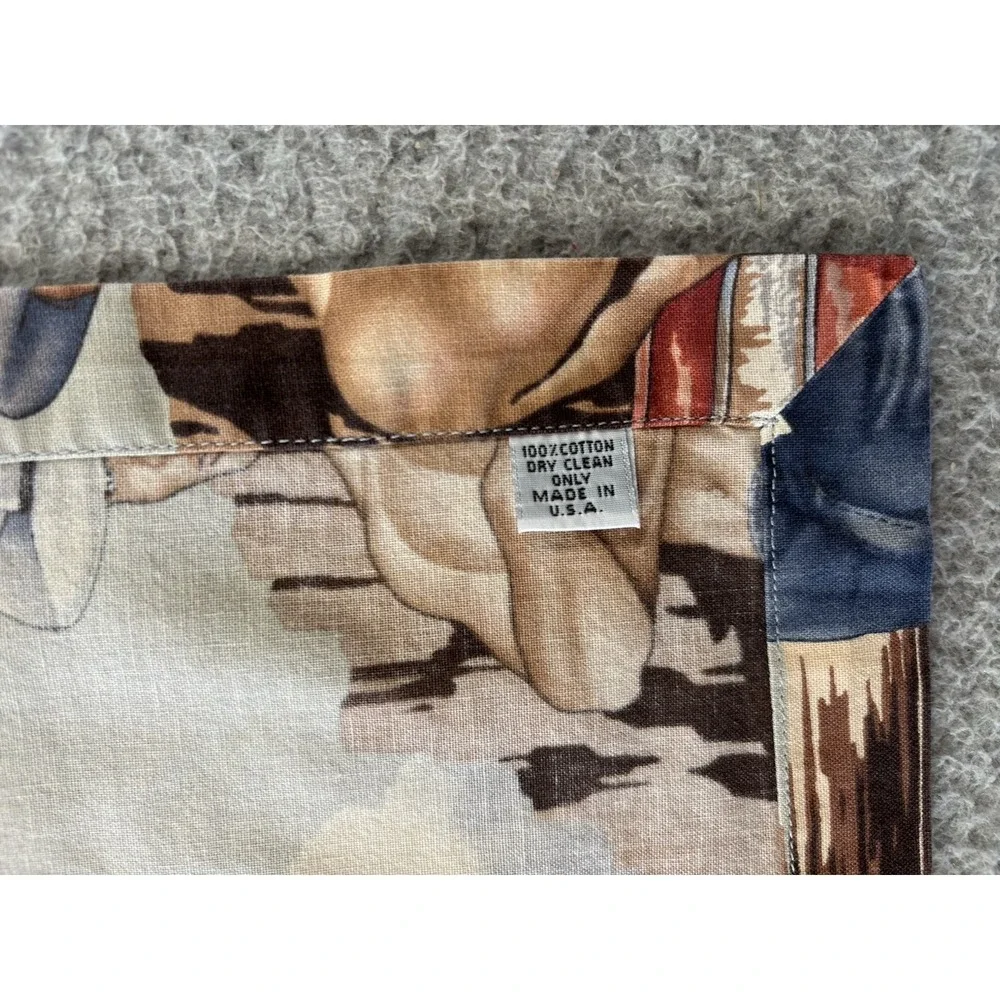 Vintage Alexander Henry Wranglers Pin-Ups Cloth Napkins